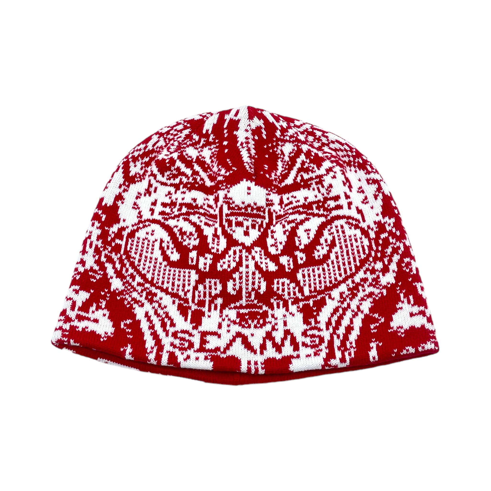 RED HELLISH BEANIE